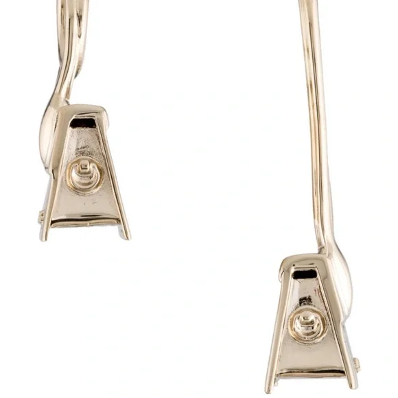 Jacquemus Metallic Gold Bag Earrings - Picture 4 of 5